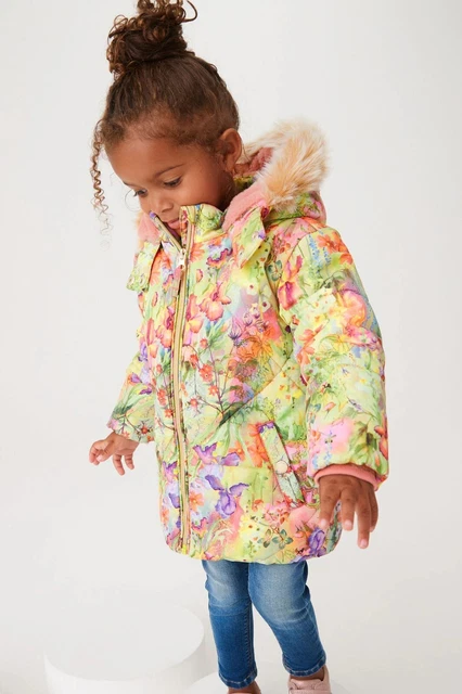 Cappotto resistente doccia bambina 2-3 anni con cappuccio successivo