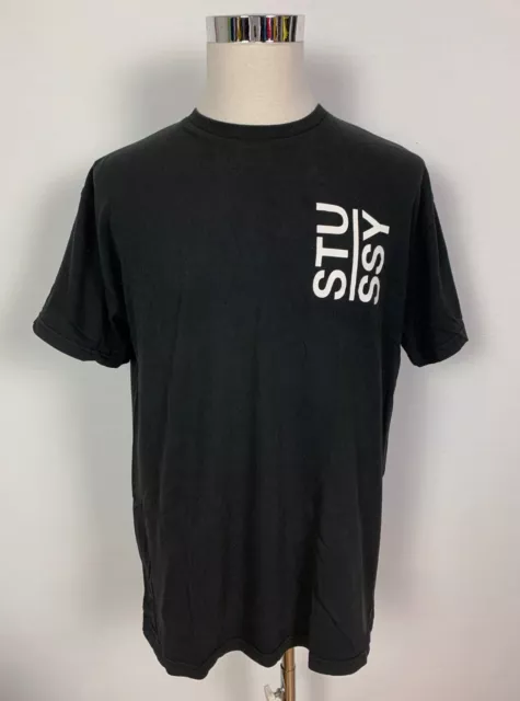 Stussy International Mens Custom Made Streetwear T-Shirt Shirt Tee Size L