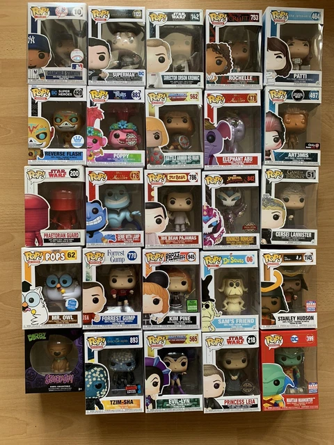 Funko Pop Sammlung 25 Figuren Convention Exclusives Konvolut Star Wars Motu etc