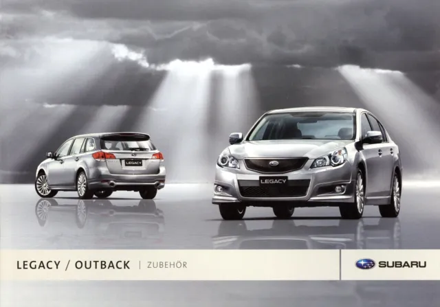 Subaru Accessories Legacy and Outback Prospectus 2009 9/09 D Brochure Accessories