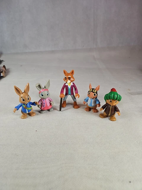 PETER RABBIT TOY Poseable Figure Benjamin Lily, Mr Fox Toy Bundle ...