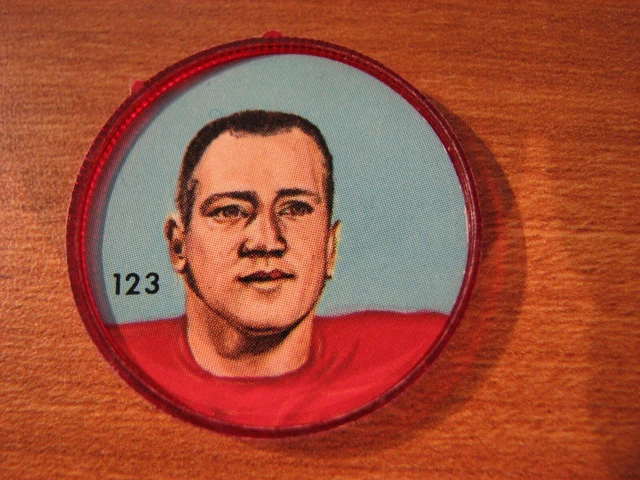 1963 NALLEY'S Humpty Dumpty Potato  CFL FOOTBALL COIN  #123 Tony Pajaczowski