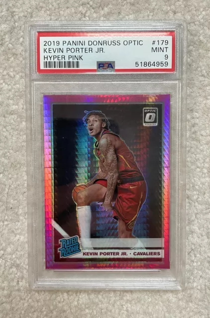 2019 Kevin Porter Jr. Donruss Optic Hyper Pink RC Rookie Card PSA 9 Gem Mint🏀