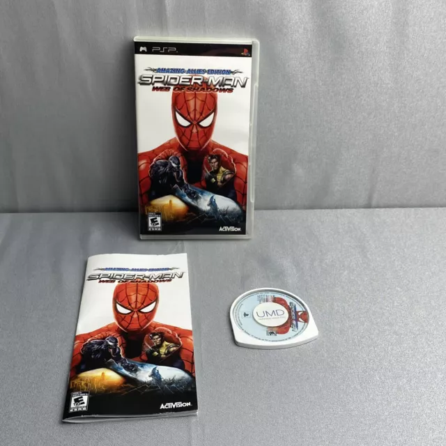 Spider-Man: Web Of Shadows PlayStation 2 PS2 Complete Manual VG CIB Black  Label 47875832879