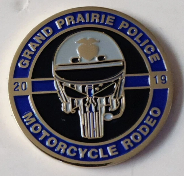 TEXAS GRAND PRAIRIE Police Department Challenge Coin 9th Ann