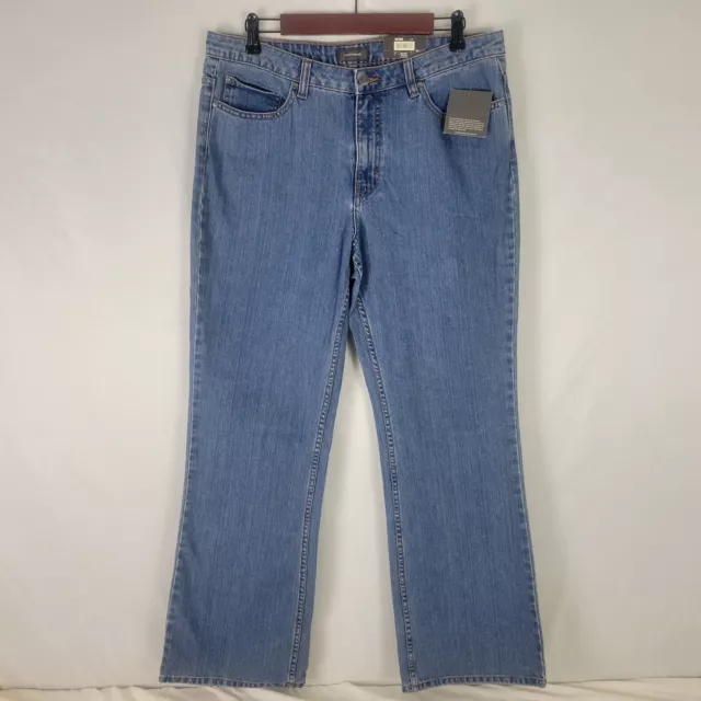 DENVER HAYES WOMENS Jeans Size 14 Mid Rise New Bootcut Medium Wash Blue  Denim $18.00 - PicClick
