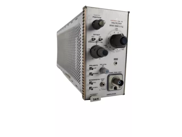 Tektronix 7A11 Amplifier Plug In for 7000 Series Scopes Built In Probe Module