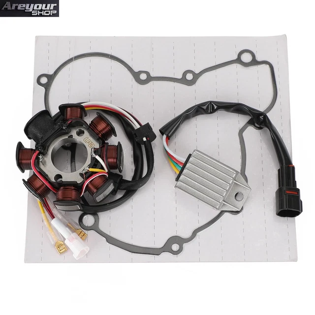 Magneto Coil Stator+Voltage Regulator+Gasket Assy For 250 300 XC XC-W EXC 17-21