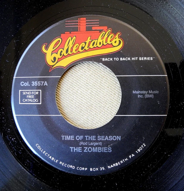 The ZOMBIES - Time Of The Season / She's Coming Home MINT psych rock reissue 45