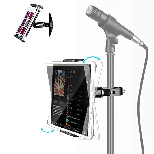 Music Microphone Mic Mount Holder Stand 360? for Ipad I Pad 2 3 4 Mini Tablet