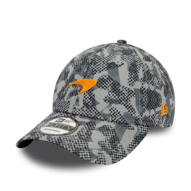 Gorra de béisbol McLaren Racing F1 New Era camuflado a presión gris envío gratuito al Reino Unido