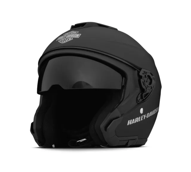 Harley Davidson Maywood II Sun Shield H33 3/4 Helmet - Matte Black