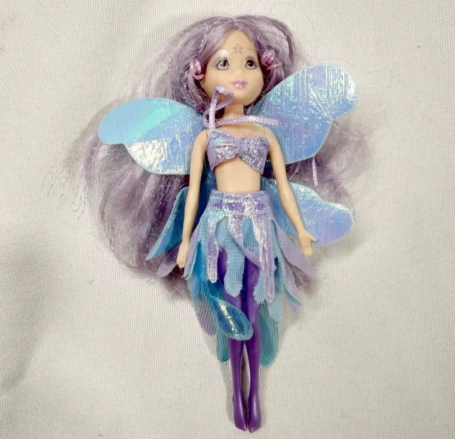 FAIRYTOPIA Petal Pixies Barbie Figure Dreamie & Follie set 2004 purple loose