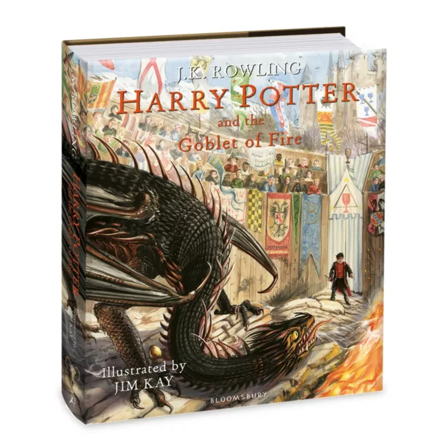 Harry Potter and the Goblet of Fire Illustrated Hardback J.K. Rowling (RRP £32)