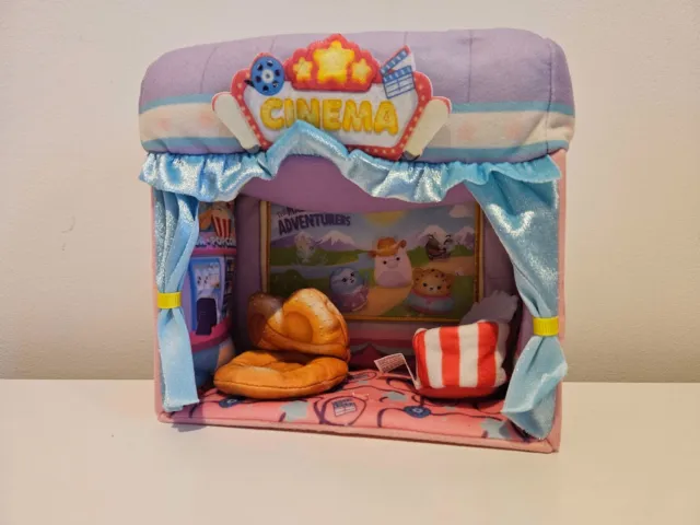 Squishmallows Squishville Cinema Playset Soft Plush Toy With Accessories
