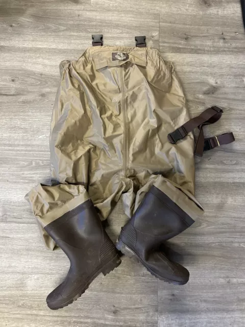 Dark Lightning Fly Fishing Waders High Chest Wader with Boots Size