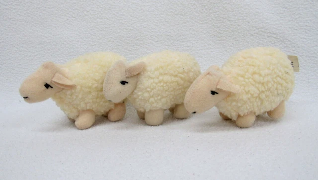 Vtg Babe The Movie Sheep Lambs Stuffed Mini Plush