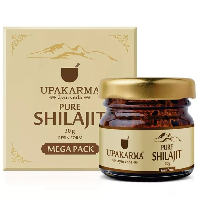 Upakarma Pure Ayurvedic Raw Shilajit / Shilajeet Harz Gesund Körper & Mind - 30