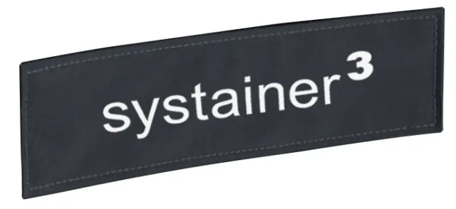 TANOS ToolBag Patch "systainer³" mit Klettbefestigung anthrazit