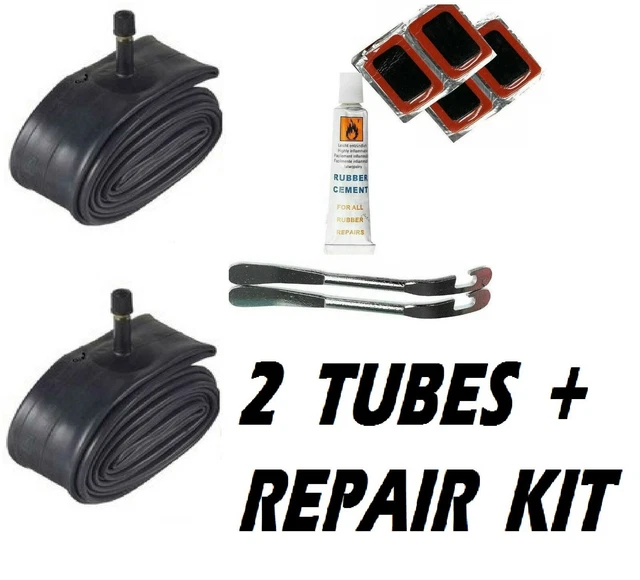 thumbnail image 2 of 2-Pack 12.5” Schrader Valve Inner Bike Tubes – Fits BMX, 1.75-2.125 Tire Width 2 of 5
