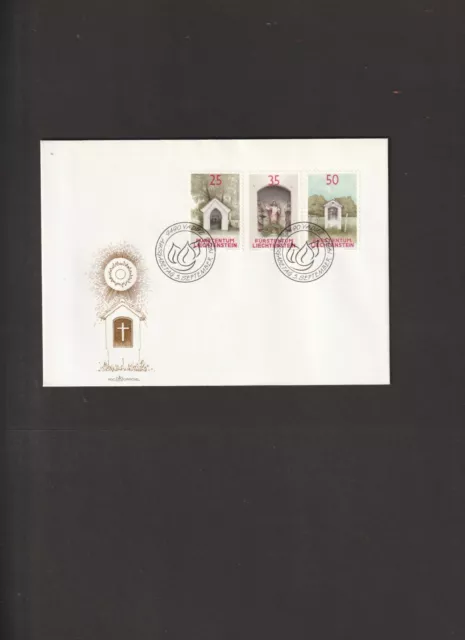 Liechtenstein - FDC Mi. Nr. 951 - 953 "  B i l d s t ö c k e  "   XXX