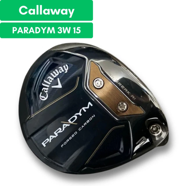 CALLAWAY PARADYM FAIRWAY Wood 3W 15° RH Head Only w HC [ Exc
