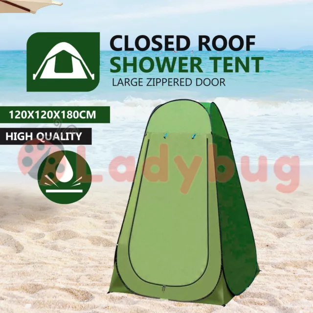 Pop Up Shower Tent Privacy Ensuite Change Room Toilet Flip Out