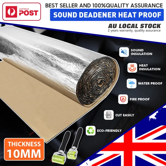 Heat Barrier Fiberglass with aluminum foil 100 x 50cm x 5mm - Heat