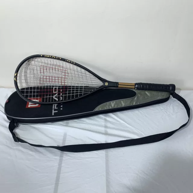 WILSON TRIAD 140 HAMMER Squash Racket Racquet With Carrying Bag / Case