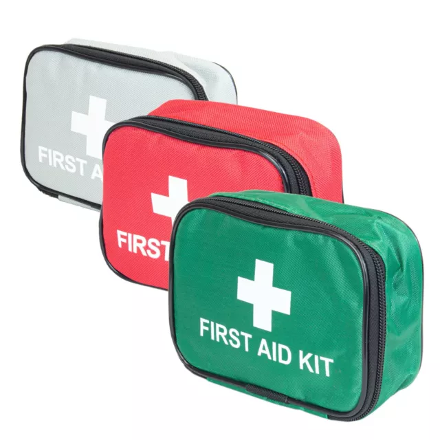 FIRST AID KIT, 45 Piece Emergency Medical Kit Bag, Travel Holiday