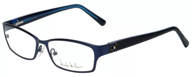 Nicole Miller Luz Azul Bloqueo Gafas de Lectura Bowery-7.6cm Indigo Negro 53mm