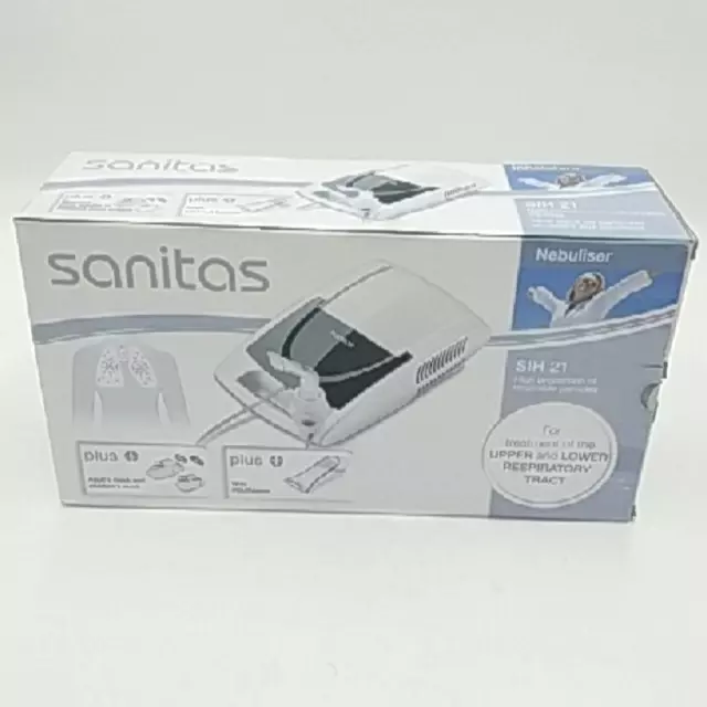 Sanitas SIH 21 Inhalator Kompressor Drucklufttechnologie Behandlung von Medical