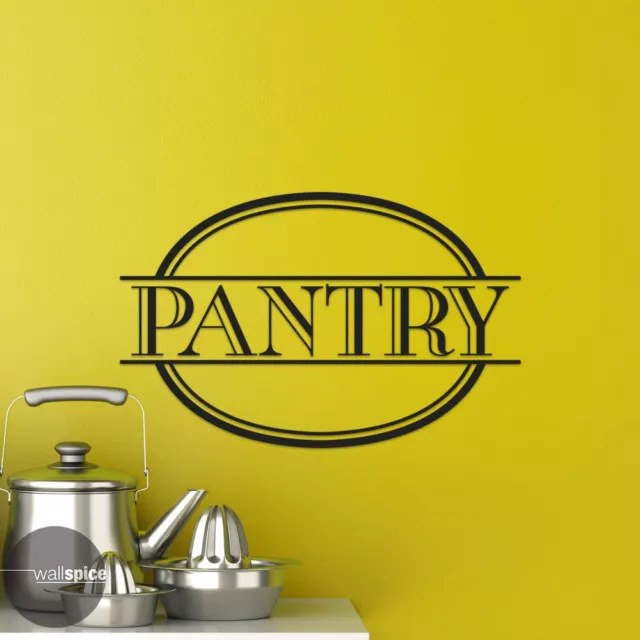 Kitchen Pantry Vinyl Wall Decal Sticker