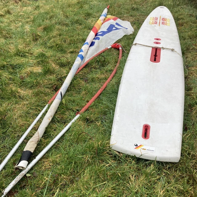BIC STAR 12FT windsurfing board, sail and mast. £50.00 PicClick UK