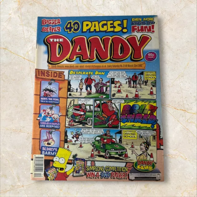 The Dandy Comic No 3148 March 23rd 2002