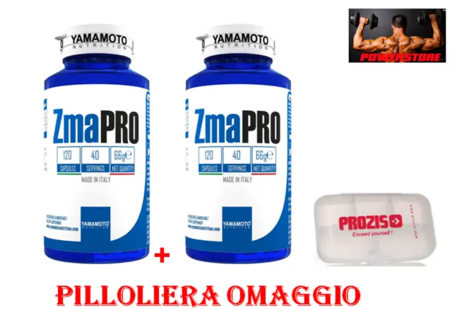 YAMAMOTO NUTRITION ZMA PRO 240 cpr  Magnesio Zinco + Vitamina B6 - Super offerta