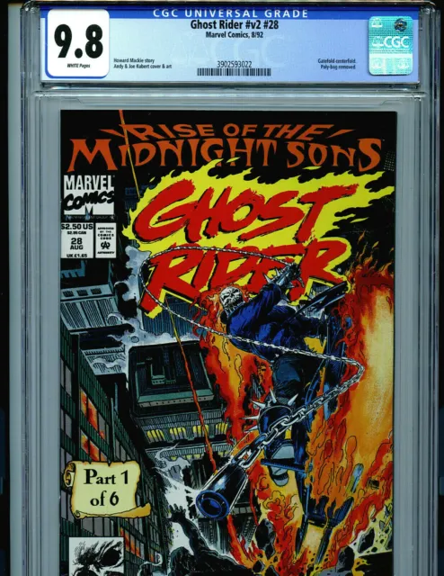 Ghost Rider Issue #28 CGC 9.8 1992 1st Lilith & Caretaker K28