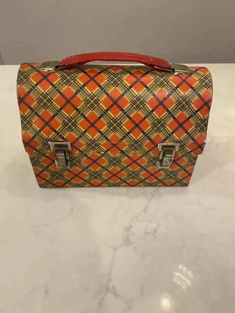 Plaid Dome Lunchbox 1958
