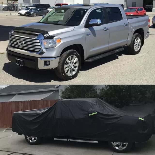 For Toyota Tundra Limited Crew Cab Pickup 4-Door Truck Car Cover Outdoor 210T