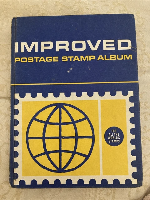 Vintage Improved Empty Stamp Album