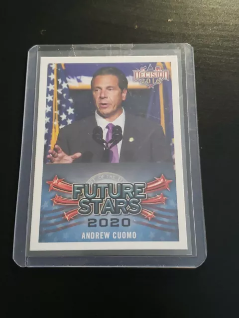 Andrew Cuomo Leaf Decision 2016 trading card #98 (Future stars)