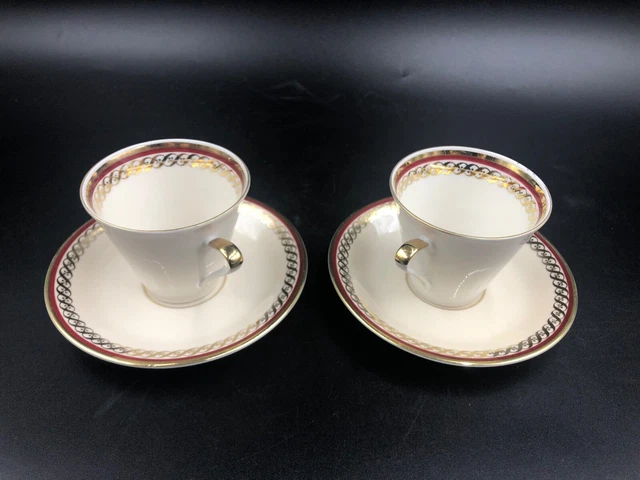 TAZZINA TAZZA COPPIA DA CAFFé MOKA  SELTMANN VOHENSTRAUSS GERMANIA ANNI 70-80
