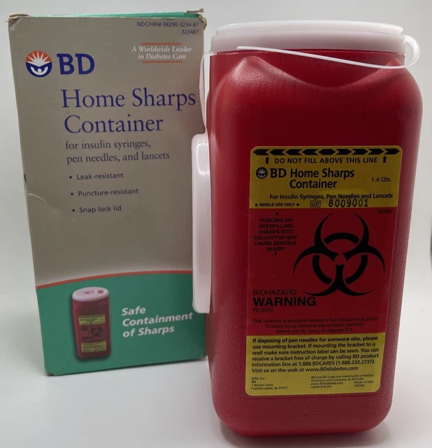 BD Safe Home Sharps Container