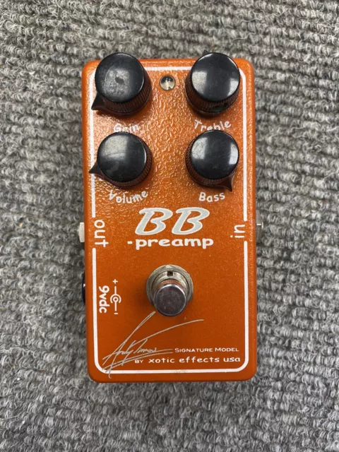 BB Preamp Guitar Pedal - by exotic effects USA - Signature Model