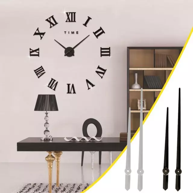 Large Silent Quartz Wall Clocks Movement DIY Hands Repair Mechanism Tools HOTS