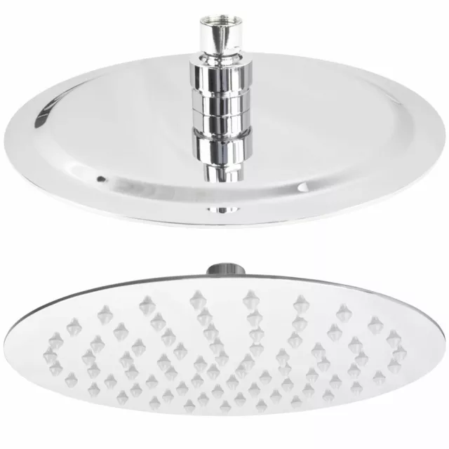 Acier Inoxydable 250mm Douche De Pluie Tête Pomme Pommeau De Douche de Sanlingo