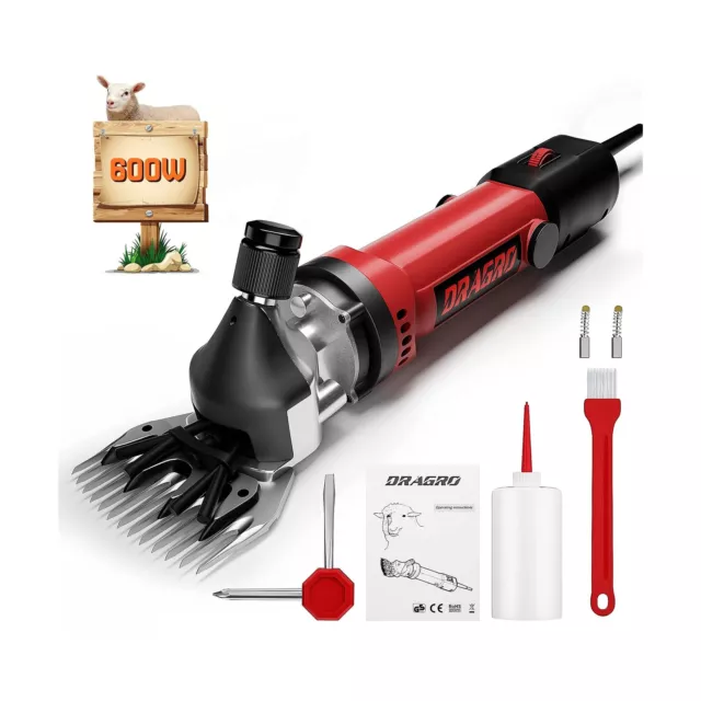 Sheep Clippers 600W, Professional Animal Shearing Machine, Farm Livestock Gro...