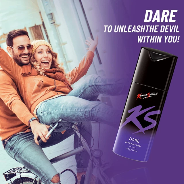 Kama Sutra  Dare Deodorant Spray For Men Best Sex Attract Men to Women 150ml