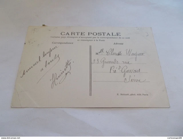 Cpa 94 Vincennes Val De Marne  Vue Sur Le Donjon Du Chateau Tres Animees 1907 2
