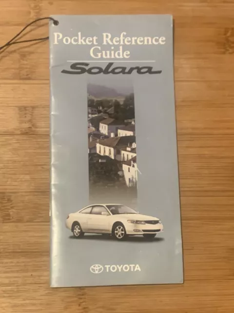2002 Toyota Solara Pocket Reference Guide